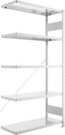 Steckregal Meta-CLIP S3 B1000xT400xH2000 mm Anbaufeld 5 Böden vzk Fachlast 230kg Produktbild