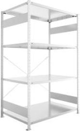 Steckregal Meta-CLIP S3 B1300xT800xH2000 mm Grundfeld 5 Böden vzk Fachlast 230kg Produktbild