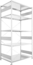 Steckregal Meta-CLIP S3 B1300xT800xH2500 mm Grundfeld 4 Böden vzk Fachlast 230kg Produktbild