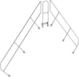 Zweiter Handlauf für Überstieg 45 Grad 10 Stufen Produktbild