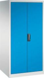 Flügeltürenschrank XXL B930xT800xH1950 mm RAL 7035/5012,4Fachböden Tragkraft 70kg Produktbild