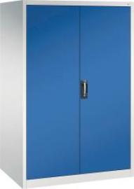 Flügeltürenschrank XXL B12000xT800xH1950 mm RAL 7035/5010,4Fachböden Tragkraft 70kg Produktbild