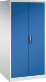 Flügeltürenschrank XXL B930xT800xH1950 mm RAL 7035/5010,4Fachböden Tragkraft 110kg Produktbild