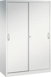 Schiebetürenschrank B1200xT500xH1950 mm RAL 7035, 4 Fachböden CP Produktbild