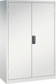 Schwerlastschrank m.TürenB1200xT500xH1950 mm RAL 7035, 4 Fachböden Tragkraft 110kg CP Produktbild