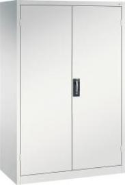 Schwerlastschrank m.TürenB1200xT600xH1950 mm RAL 7035, 4 Fachböden Tragkraft 110kg CP Produktbild