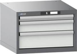 Unterschrank B564xT572xH383mm 27x27 E NCS6502-2/RAL70353 Schubladen Produktbild