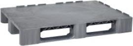 Universalpalette grau B1000xT1200xH165 mm 4 geschlossene Kufen mit Rand Produktbild