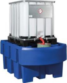 IBC-Station PE 1280x1910x860mm,o.Stellfl Produktbild