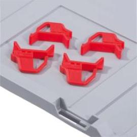 Schiebeschnappverschluss f.Eurobox,rot (VE4St.) Produktbild