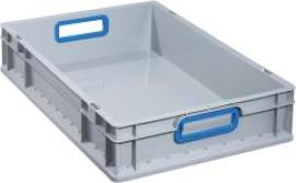 EuroBox 612,600x400x120mmGriffe offen,grau/blau Produktbild