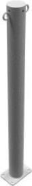 Absperrpfosten verzinkt H900xD76 mm 2 Ösen zum Aufdübeln Produktbild