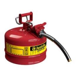 Sicherheitsbehälter Typ2 9,5l, mit Metallschlauch rot, flammensperre D298xH305 mm Produktbild