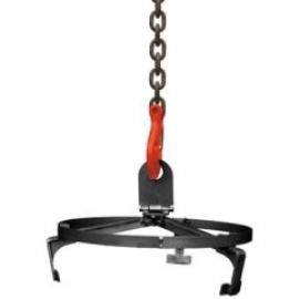 Fasstraverse für Kran 1 x Fass Tragkraft 300kg anthrazitgrau RAL 7016 Produktbild