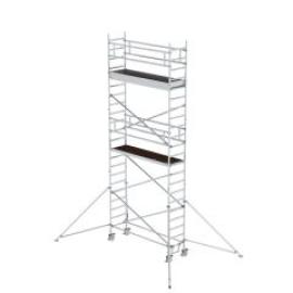 Rollgerüst m. Auslegern Plattform B2450xT750 mm Plattformhöhe 5,35 m Arbeitshöhe bis 7,35 m Produktbild