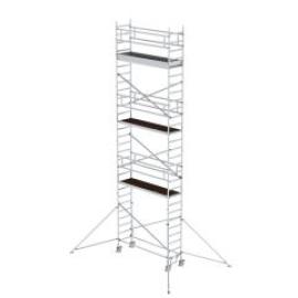 Rollgerüst m. Auslegern Plattform B2450xT750 mm Plattformhöhe 7,35 m Arbeitshöhe bis 9,35 m Produktbild