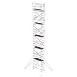 Alu-Klappgerüst Plattform B1800xT750 mm Plattformhöhe 9,80 m Arbeitshöhe bis 11,80 m Produktbild