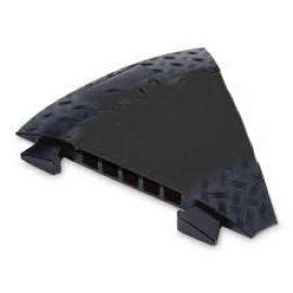 Winkelstück Kabelbrücke B250xT250xH20 mm 1 Kammer H16xB18 mm schwarz Produktbild