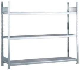 Weitspann-Komplettregal mit Stahlboden Produktbild