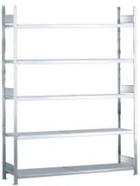 Weitspannregal WS 2000 B1500xT600xH3000 mm Grundfeld 5 Stahlböden Fachlast 400kg Produktbild