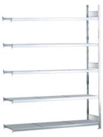 Weitspannregal WS 2000 B2500xT500xH3000 mm Anbaufeld 5 Stahlböden Fachlast 400kg Produktbild