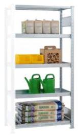 Wannenbodenregal B1000xT500xH2000 mm Anbaufeld 4 Wannen Fachlast 150kg Produktbild