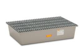 GFK-Auffangwanne 220/2 mit GFK Gitterrost CEMO Produktbild