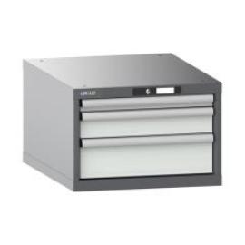 Unterschrank B564xT725xH383mm 27x36 E NCS6502-2/RAL70353 Schubladen Produktbild