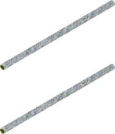 Schutzgeländer 90 Grad Bogen, VE2 Stück feuerverzinkt L200x200 mm Produktbild