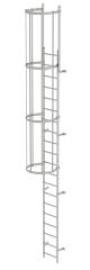 Steigleiter DIN18799-1 einzügig Edelstahl V4A Steighöhe bis 5,60 m Leiterlänge kpl. 6,80 m Produktbild