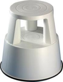 Rollhocker Step Kst., lichtgrau Produktbild