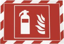 Magnetrahmen SECURITY A4 DURAFRAME rot/weiß Produktbild