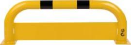 Rammschutzbügel B1000xH350 mm gelb/schwarz Stahl beschichtet Produktbild