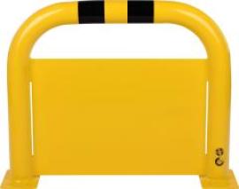 Rammschutzbügel B750xH600 mm gelb/schwarz Stahl beschichtet Produktbild