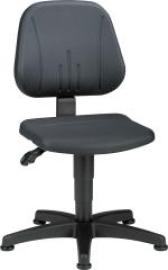Bimos Arbeitsstuhl 9650-2000 Unitec 1 Sitzhöhe 440-620 mm mit Gleiter, Integralsch. Produktbild