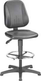 Bimos Arbeitsstuhl 9651-0551 Unitec 3 Sitzhöhe 580-850 mm mit Gleiter, Kunstleder Produktbild