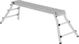 Alu-Arbeitsdiele Plattform B1740xT290 mm Plattformhöhe 0,70 m Arbeitshöhe bis 2,70 m Produktbild