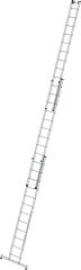 Alu-Mehrzweckleiter 3x12 Sprossen Leiterlänge 3,62 m Arbeitshöhe bis 9,70 m Produktbild