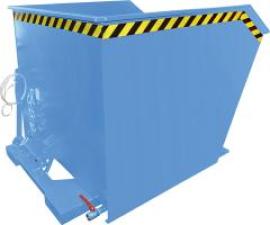 Spänebehälter SGU 1000 l 1280xT1640xH780 mm RAL5012 Tragkraft 1500kg mit Lochblechboden Produktbild