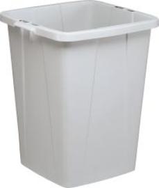 Wertstoffsammler 90l grau ohne Deckel Produktbild