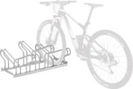 Fahrradparker Hoch/Tief zweiseitig, verzinkt L 1050 mm, 6 Plätze Produktbild