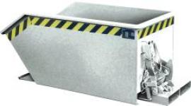 Spänebehälter SGU 300 l 680xT1140xH580 mm vzk Tragkraft 750kg mit Lochblechboden Produktbild