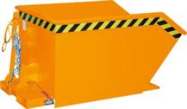 Spänebehälter SGU 500 l 780xT1140xH680 mm RAL2000 Tragkraft 1000kg mit Lochblechboden Produktbild