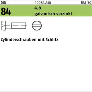 DIN 84 4.8 M 3,5 x 12 galv. verzinkt gal Zn S Produktbild img1 L