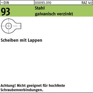 DIN 93 Stahl 23 galv. verzinkt gal Zn S Produktbild img1 L