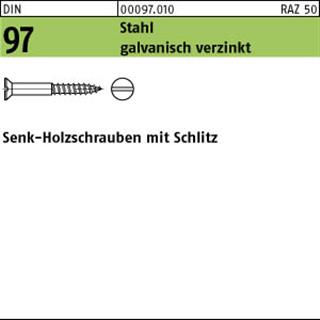 DIN 97 Stahl 2 x 12 galv. verzinkt gal Zn S Produktbild img1 L