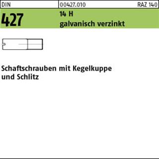 DIN 427 14 H M 4 x 30 galv. verzinkt gal Zn S Produktbild img1 L