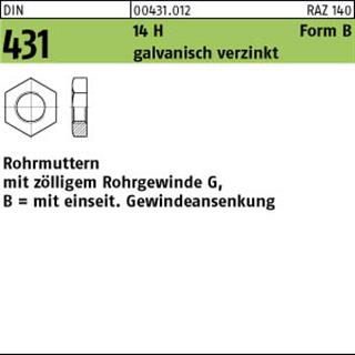 DIN 431 14 H B G 3/4 galv. verzinkt gal Zn S Produktbild img1 L