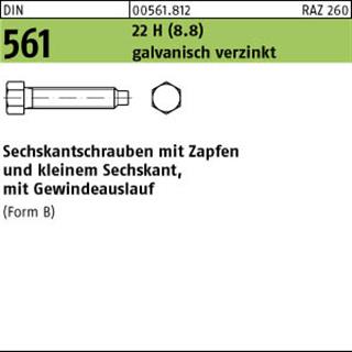 DIN 561 22H / 8.8 BM 24 x 100 galv. verzinkt A2F gal Zn S Produktbild img1 L