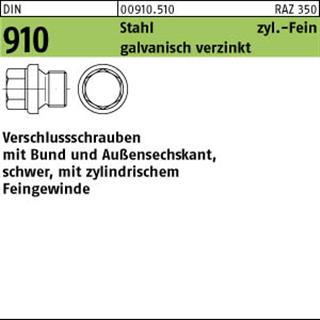 DIN 910 Stahl M 16 x 1,5 galv. verzinkt gal Zn S Produktbild img1 L